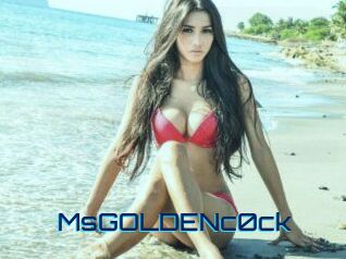 MsGOLDENc0ck